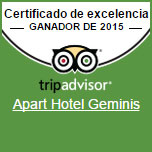 Certificado de Exelencia de tripadvisor